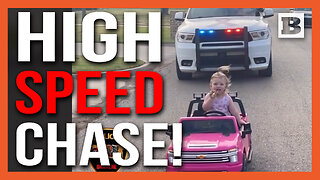 HIGH SPEED CHASE! Cops Post HILARIOUS Video Catching "Reckless" Toddler Driver