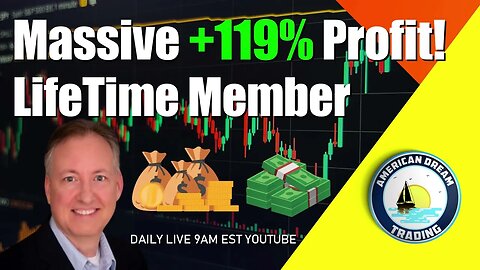 Massive +119% Profit Lifetime Member Stock Market Success