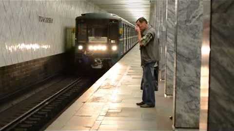 Hitching a train ride Russian style