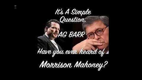 It’s a simple question. AG BARR do you know of Morrison Mahoney