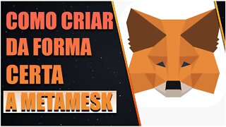 COMO CRIAR CONTA NA METAMASK 2022 PASSO A PASSO