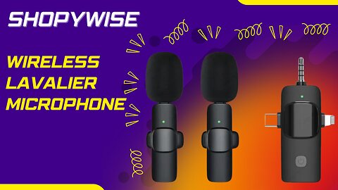 Wireless Lavalier Mini Microphones