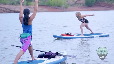 Discover Colorado: Paddleboard yoga on the Horsetooth Reservoir