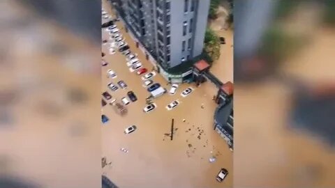 Apocalypse in Beijing. An extreme storm flooded the capital of China