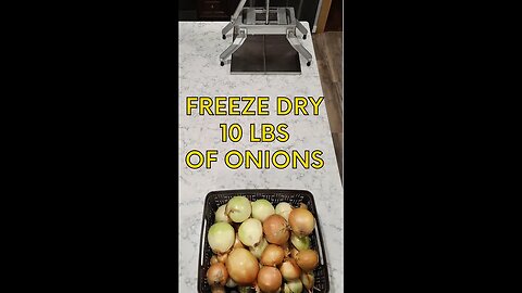 How to make Freeze Dried Onions #Shorts