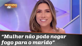 Patrícia Abravanel cita Bíblia para dizer que esposa não deve negar fogo