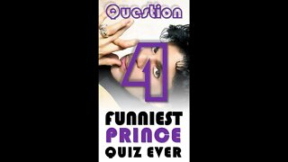 The Funniest Prince Music Quiz Ever! Guess The Song! Question Four #shorts