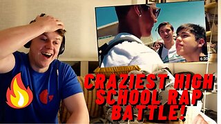 CRAZIEST HIGH SCHOOL RAP BATTLE!!((REACTION!!)) TOO FUNNY!!