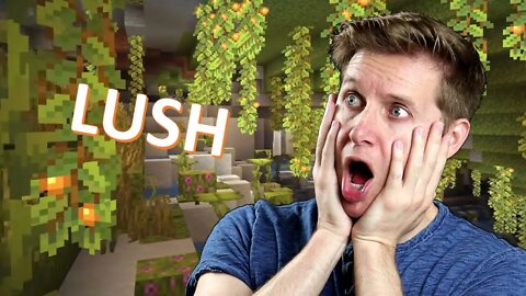 We Found a Lush Cave in Minecraft!
