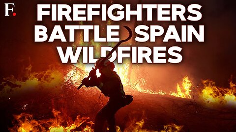Spain Wildfires Intensify as Third Heatwave set to Peak; Firefighters Battle Blaze | VYPER ✅