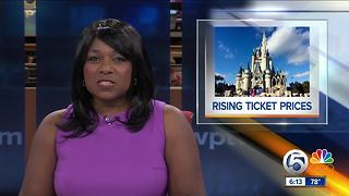 Ticket prices rising at Walt Disney World in Orlando