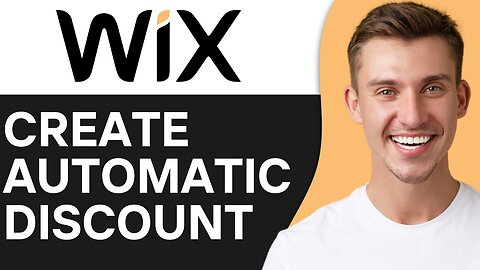 HOW TO CREATE AUTOMATIC DISCOUNT ON WIX WEBSITE