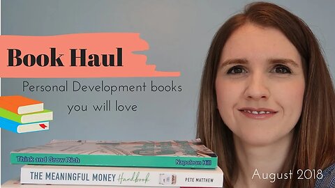 August 2018 Book Haul UK ¦ Personal Development Self Help ¦ Booktube