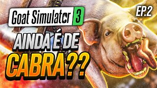 GOAT SIMULATOR 3 #2 - Ativando as TORRES DE CABRA... com um TUBARÃO (PT-BR)