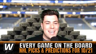 NHL Picks, Predictions and Odds | Picks for EVERY NHL Game on Saturday, October 21