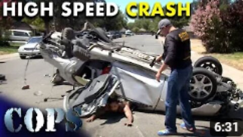 Multi-Vehicle Collision: Sacramento County Sheriff's High-Speed Pursuit | Cops TV Show