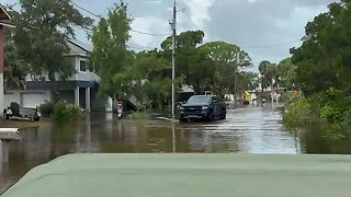 Extreme flooding in Port Richey after Hurricane Idalia
