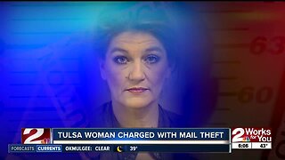Tulsa woman charged with mail theft