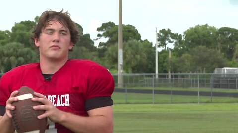 Jensen Beach High School football player returns to field after accident during practice
