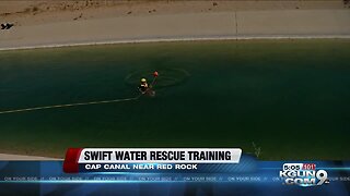 Avra Valley Fire practices swift water rescue for the coming storms