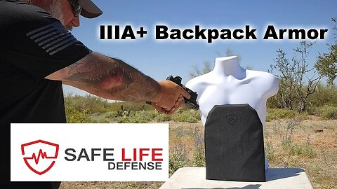 Safe Life Defense IIIA+ Soft Backpack Armor