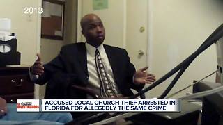 Accused local church thief arrested in Florida for allegedly performing the same crime