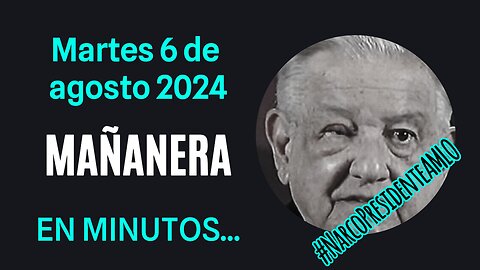 💩🐣👶 AMLITO | Mañanera *Martes 06 de agosto 2024* | El gansito veloz 3:11 a 1:53.