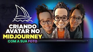 ATUALIZADO: CRIANDO AVATAR COM A SUA FOTO NO MIDJOUNEY