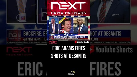 BACKFIRE: Eric Adams Fails With Shot At DeSantis #shorts