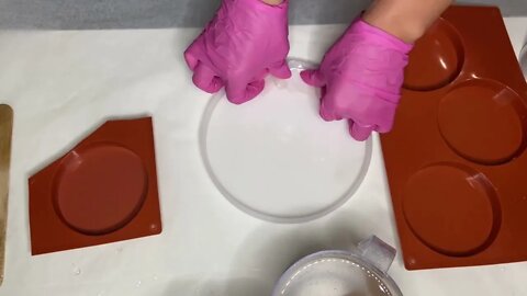 Casting Flowers in a Resin Coaster