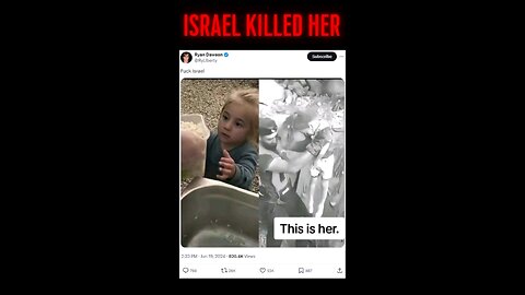 Israel killed this poor Palestinian girl in Gaza! Or Did They? Watch and decide...