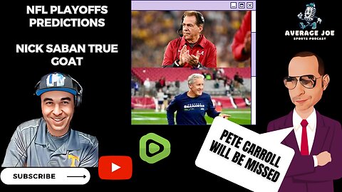 AFC & NFC playoffs breakdown and predictions, Nick saban retires, & more