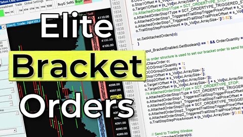 Set Bracket Order to Any Indicator | Sierra Chart ACSIL Trading Tutorial