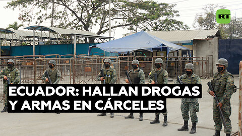 Hallan drogas y armas en cárceles en Ecuador mientras sigue la inseguridad