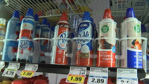 Thanksgiving mission: Go buy whipped cream!