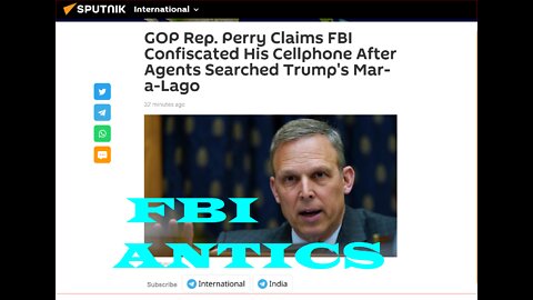 FBI ALSO SEIZES PHONE FROM GOP REP. SCOTT PERRY AFTER TRUMP RAID~!