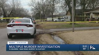 Five children, one man killed in Muskogee; suspect in custody