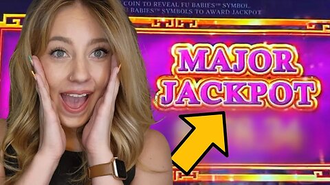 OMG! I GOT THE MAJOR JACKPOT!!! HUGE WIN ON A SLOT MACHINE