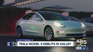 Tesla’s new model unveiled in Scottsdale