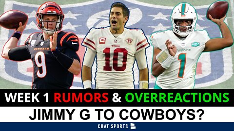 NFL Rumors, Overreactions After Week 1: Jimmy Garoppolo Trade To Cowboys After Dak Prescott Injury?