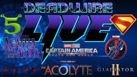 Dead Wire - Live! #20 - Captain America 4 | Alien Romulus News | Acolyte Reviews and More!
