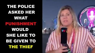 Female TV Reporter Is Robbed At Qatar World Cup