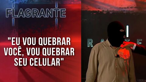 Repórter Farejador é ameaçado durante reportagem na Zona Sul de SP | FLAGRANTE JP