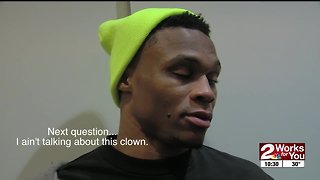 Russell Westbrook on Jusuf Nurkic: "I'm not talking about that clown"