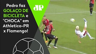 MEU DEUS! OLHA o GOLAÇO ABSURDO DE BICICLETA que Pedro fez em Athletico-PR x Flamengo!