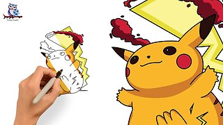 How to Draw Gigantamax Pikachu - Pokémon Wack
