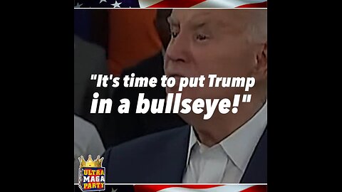 💥BOOM💥 Biden told donors he was going to put trump in the "bullseye"....