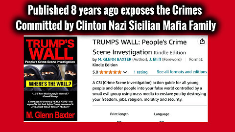 Since 2016 Investigation of Trump's Wall and Clinton Crime Family.