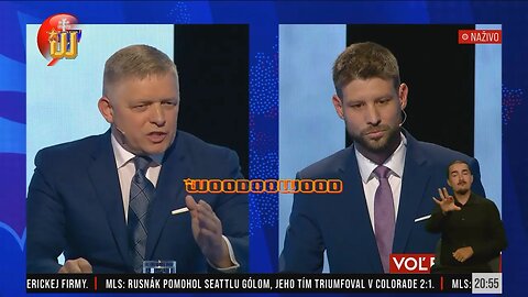 Fico vs Šimečka - chýbajúci úsek z Druhej veľkej predvolebnej televíznej diskusie lídrov | 21.9.2023