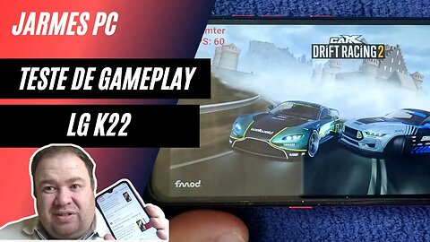 Terrível, Teste de Gameplay LG K22 [Call of duty Mobile, Free Fire MAX, Carx Drift Racing 2]